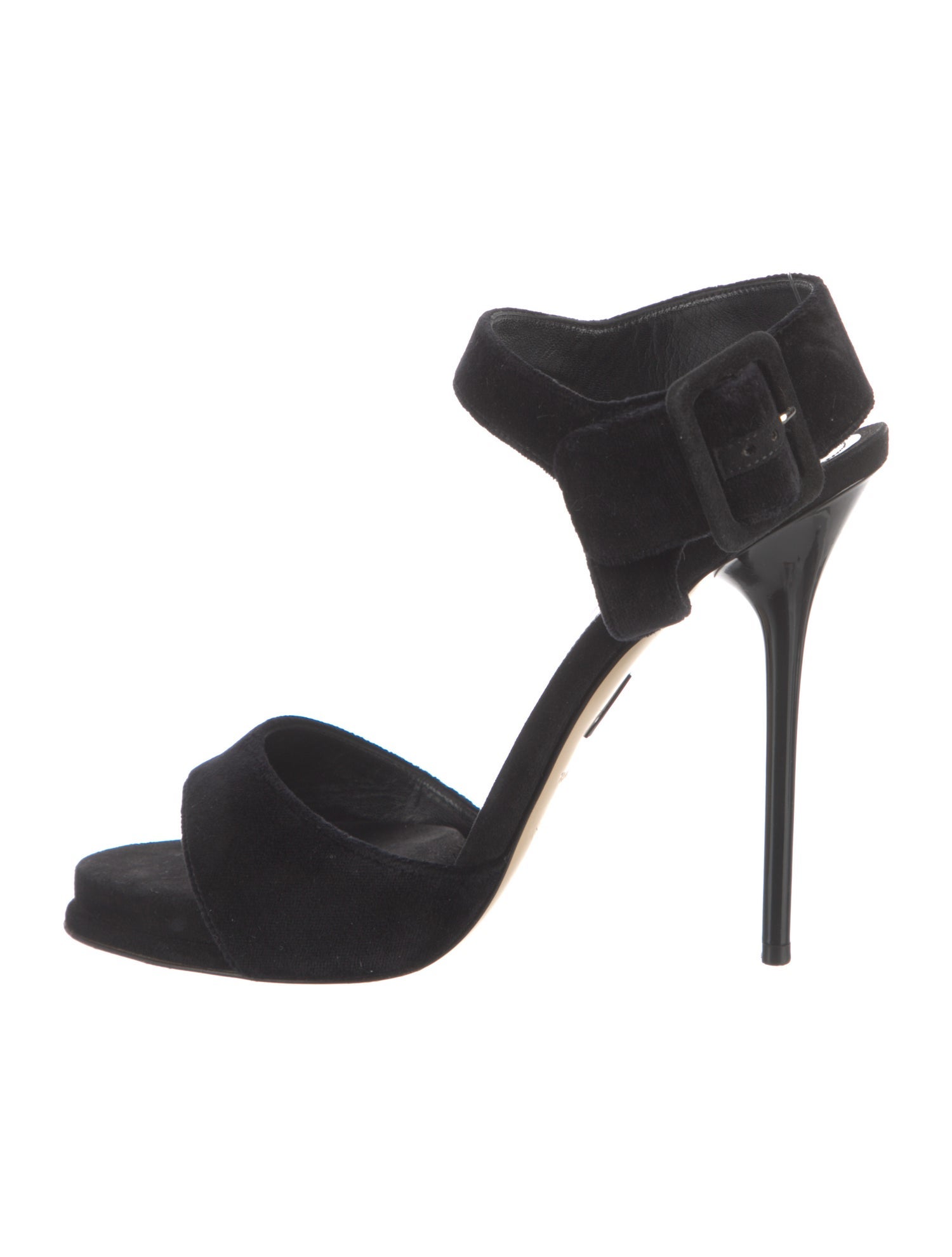 Paul Andrew Velvet Sandals