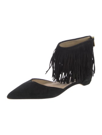 Paul Andrew Suede D'Orsay Flats