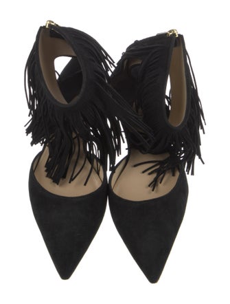 Paul Andrew Suede D'Orsay Flats