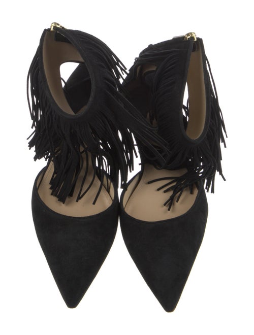Paul Andrew Suede D'Orsay Flats