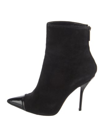 Paul Andrew Suede Leather Trim Embellishment Boots