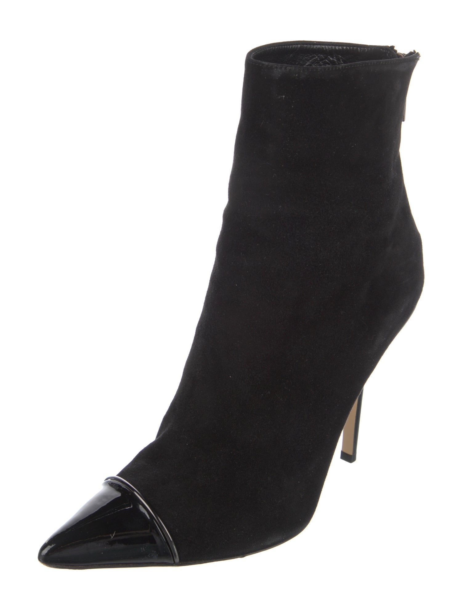Paul Andrew Suede Leather Trim Embellishment Boots