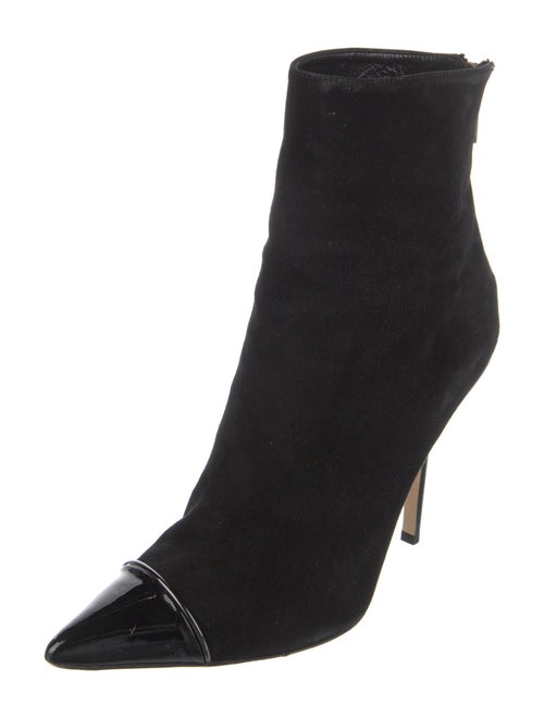 Paul Andrew Suede Leather Trim Embellishment Boots