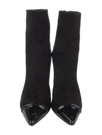 Paul Andrew Suede Leather Trim Embellishment Boots