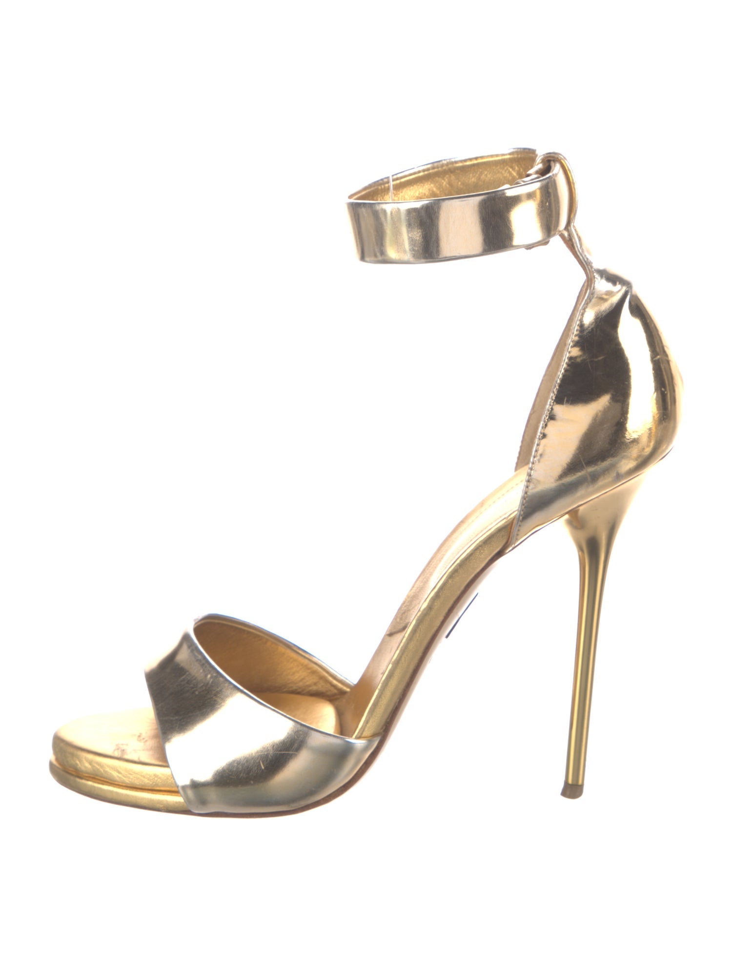 Paul Andrew Patent Leather Sandals
