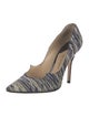 Paul Andrew Suede Printed Pumps