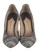 Paul Andrew Suede Printed Pumps