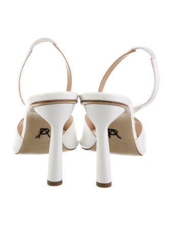 Paul Andrew Patent Leather Slingback Pumps