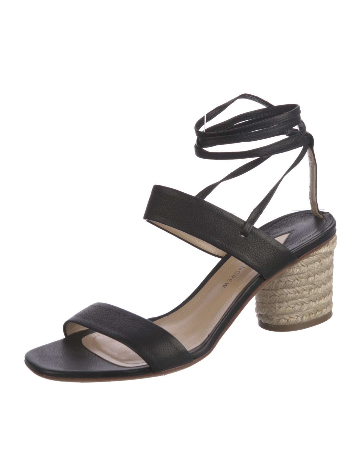 Paul Andrew Leather Espadrilles