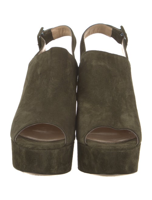 Paul Andrew Suede Slingback Sandals