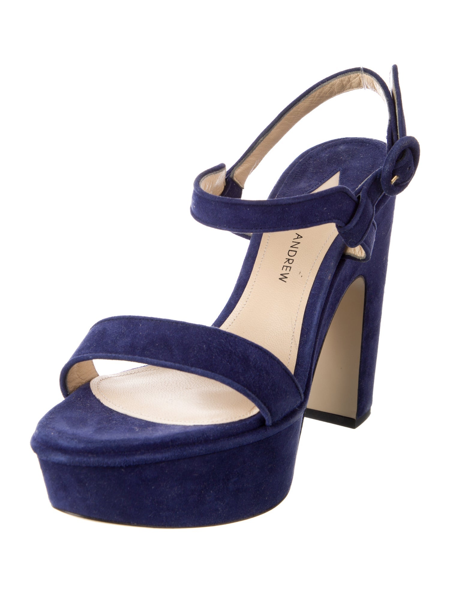 Paul Andrew Suede Slingback Sandals