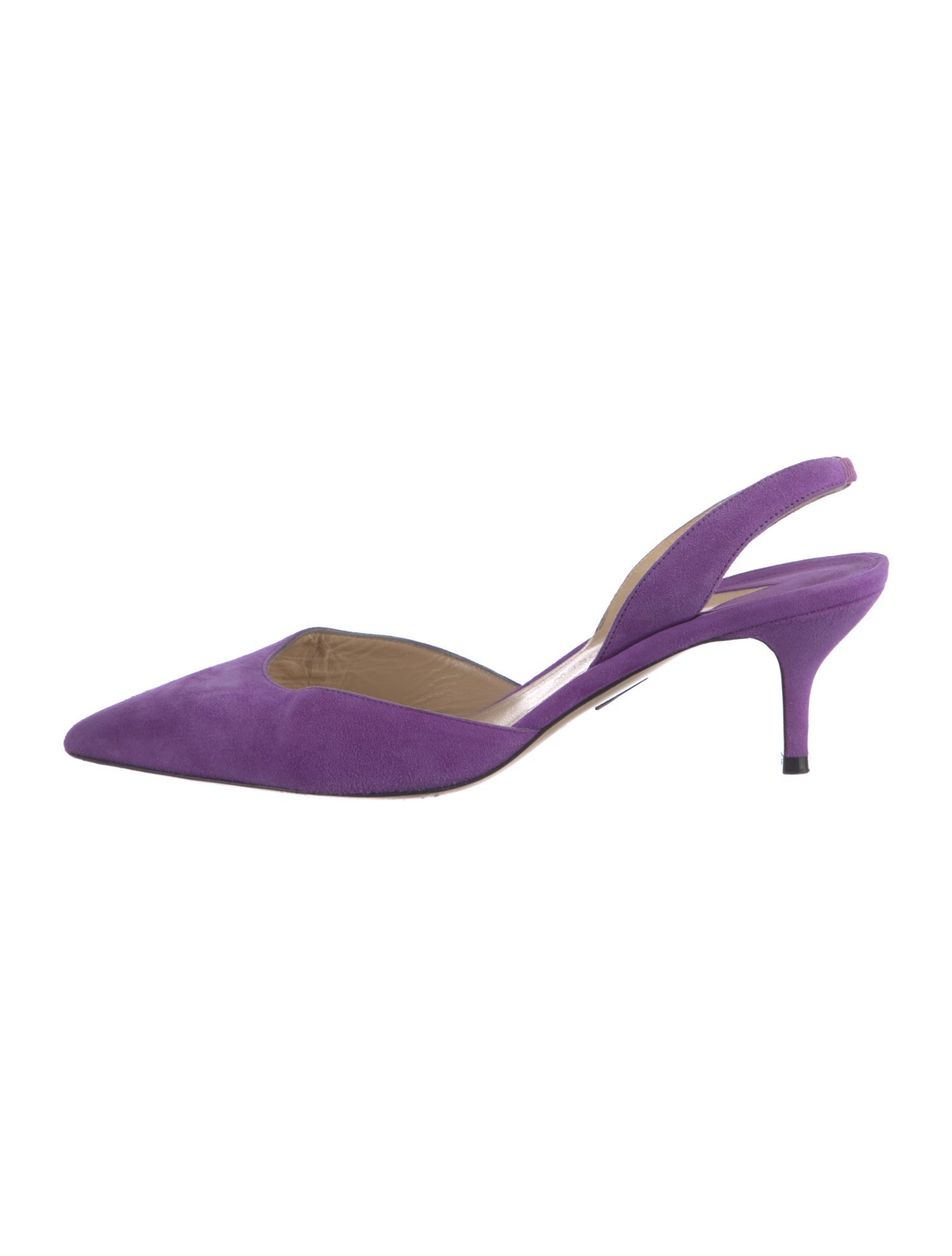 Paul Andrew Suede Slingback Pumps