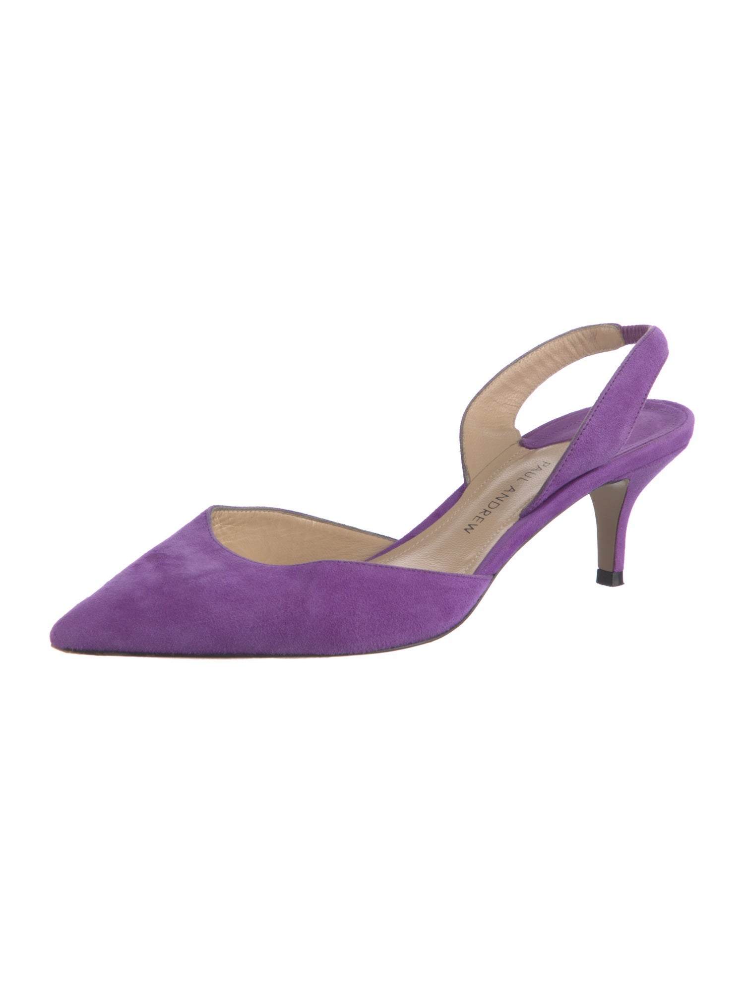 Paul Andrew Suede Slingback Pumps