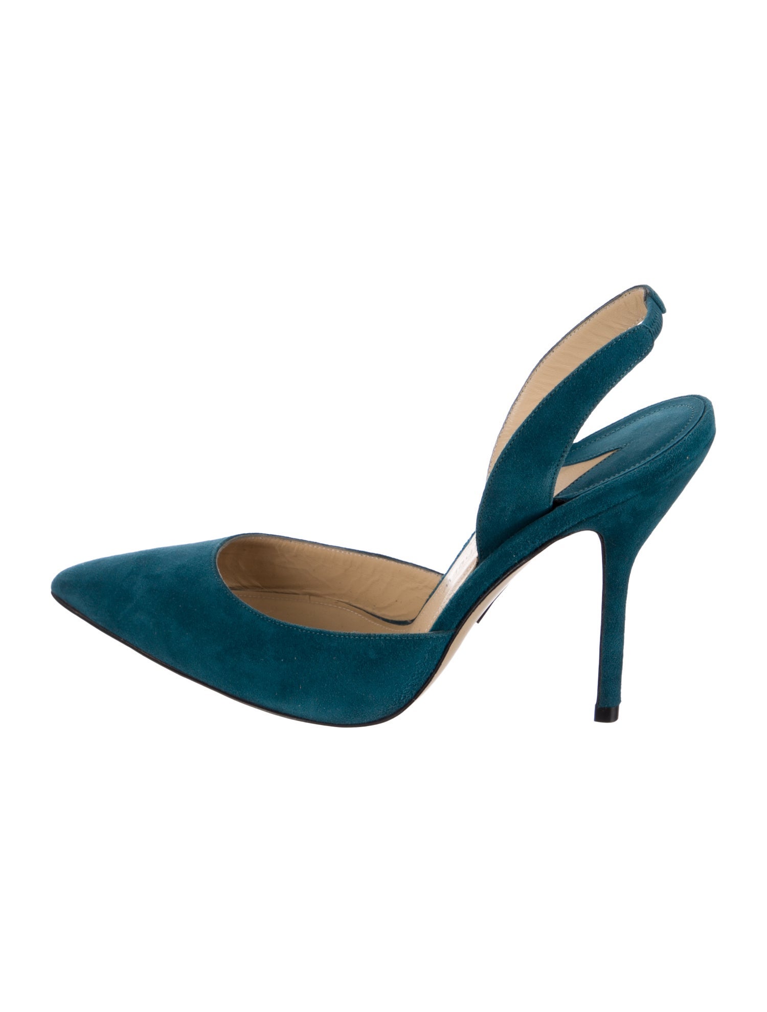 Paul Andrew Suede Slingback Pumps