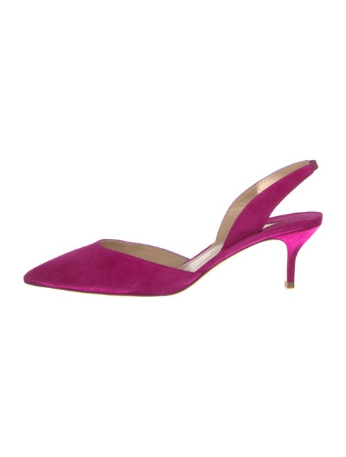 Paul Andrew Suede Slingback Pumps