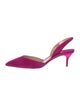 Paul Andrew Suede Slingback Pumps