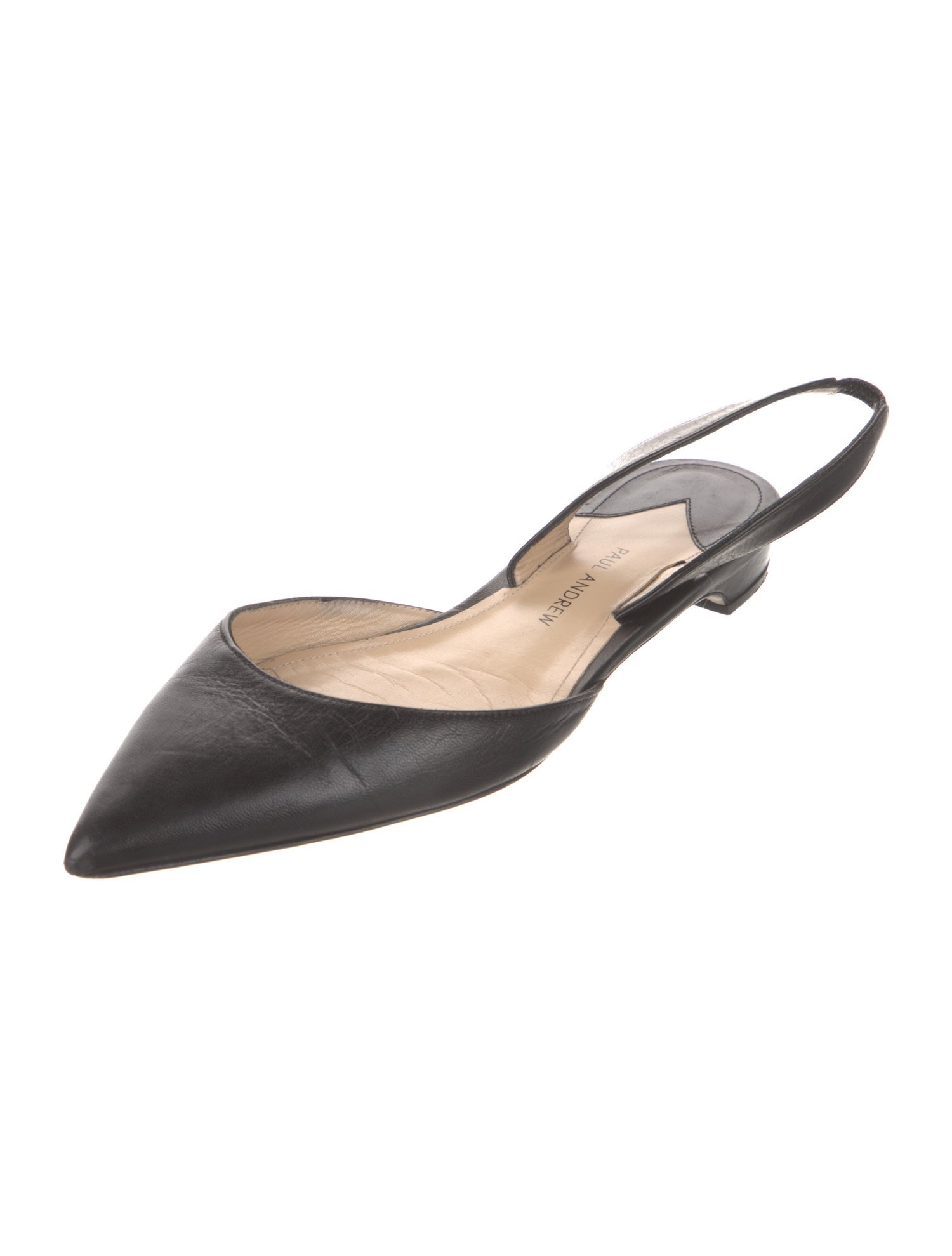 Paul Andrew Leather Slingback Flats