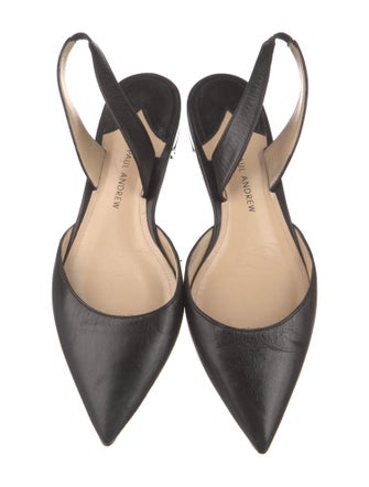 Paul Andrew Leather Slingback Flats