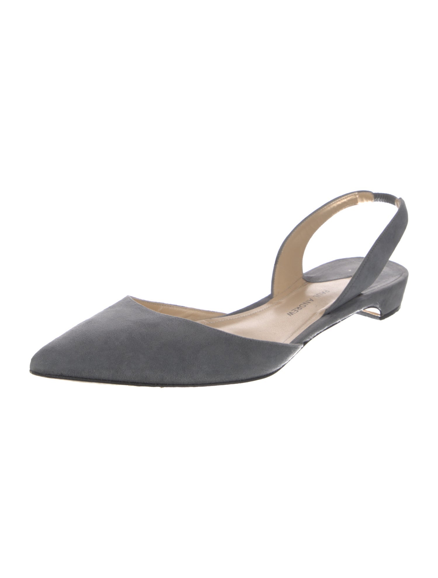Paul Andrew Suede Slingback Flats