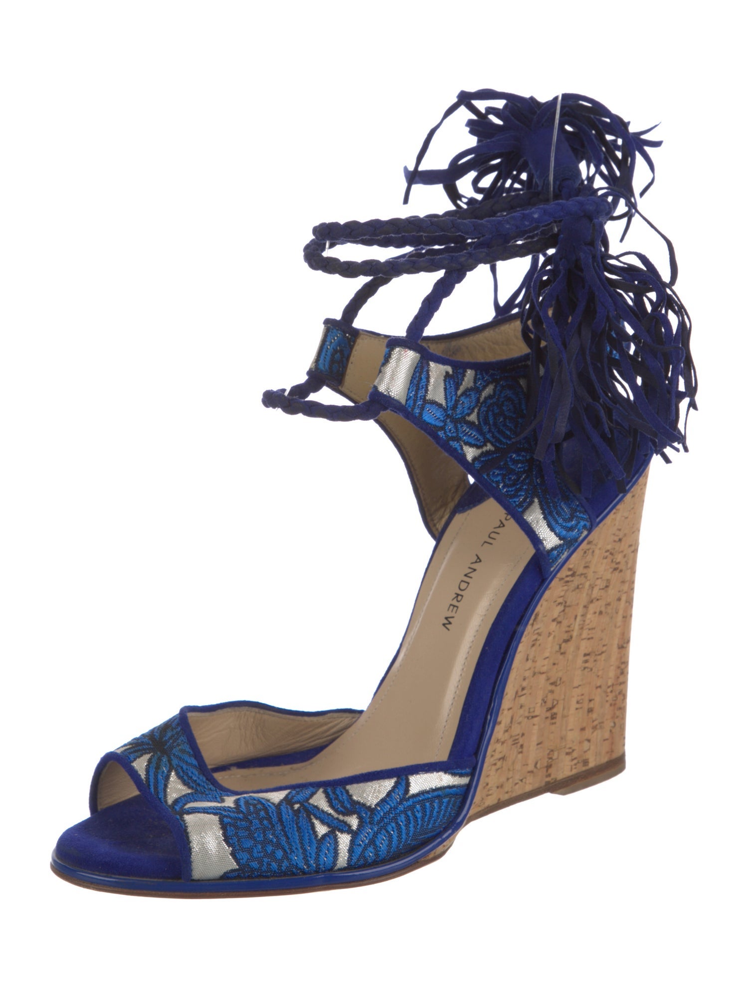 Paul Andrew Tassel Accents Sandals