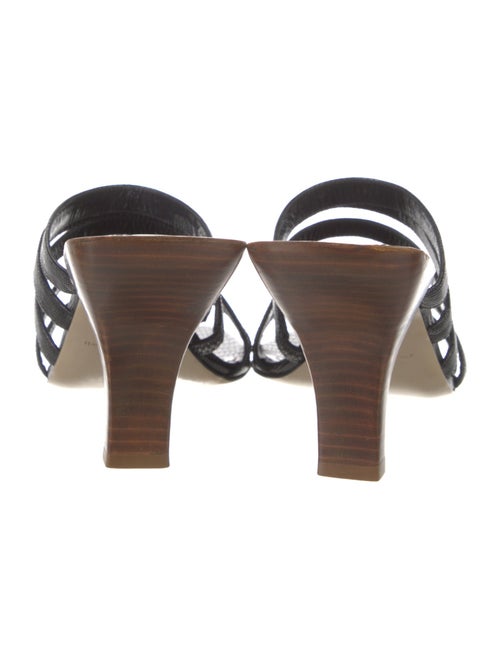 Paul Andrew Leather Studded Accents Slides