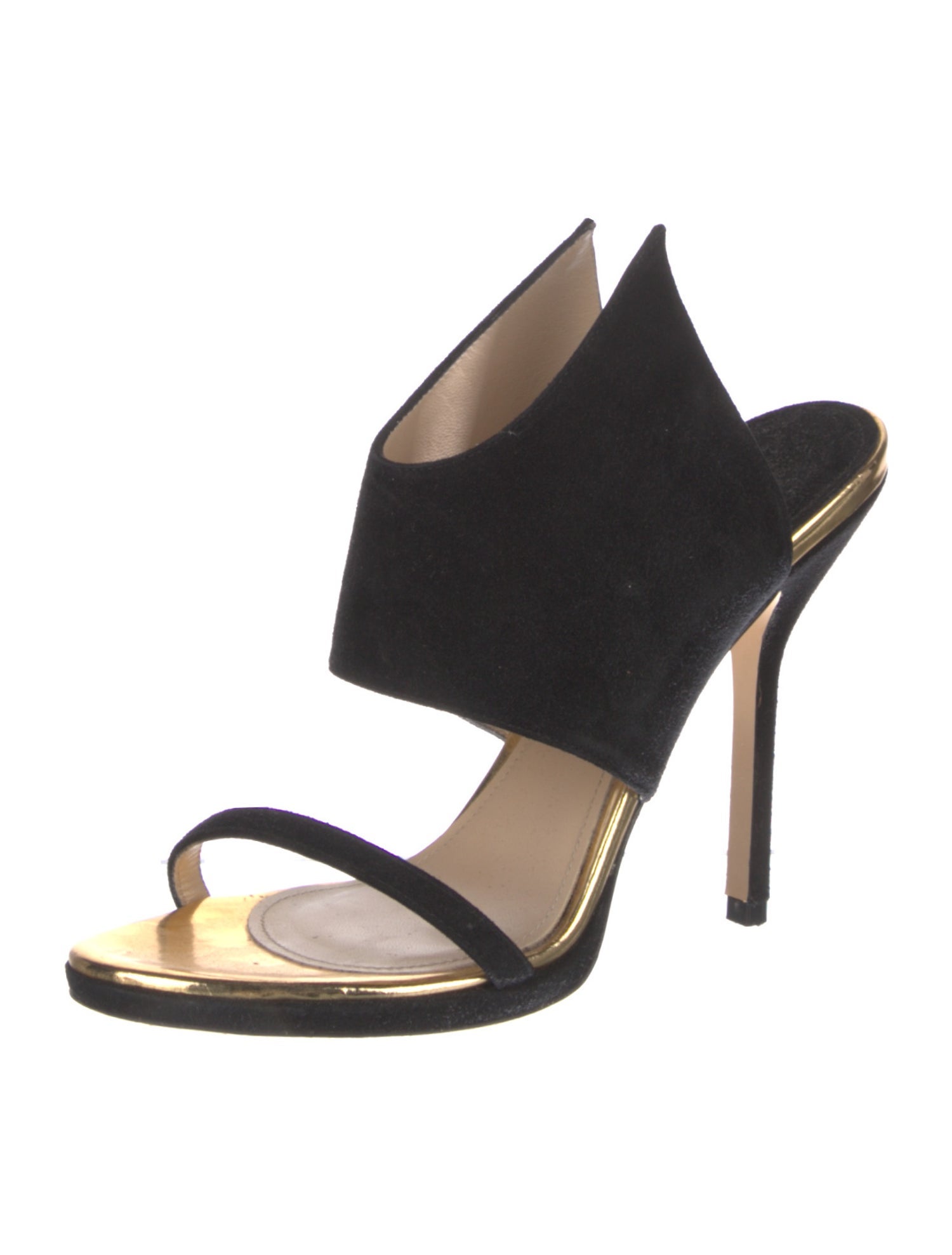 Paul Andrew Suede Slingback Sandals