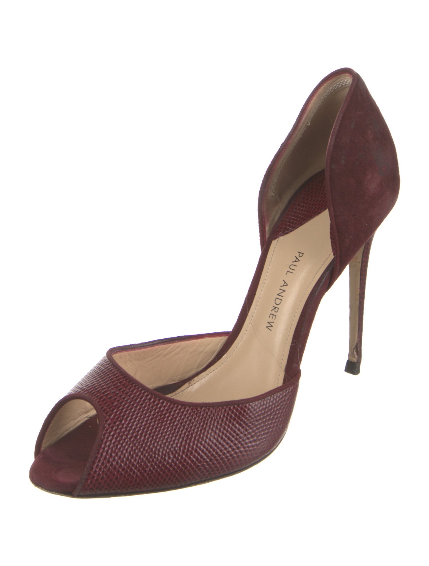 Paul Andrew Suede D'Orsay Pumps