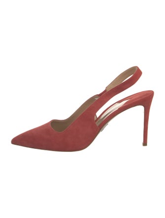 Paul Andrew Suede Slingback Pumps