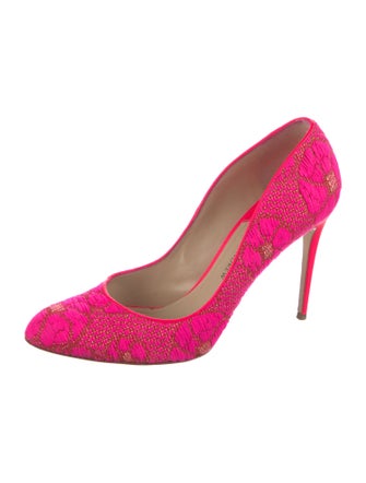 Paul Andrew Lace Pumps