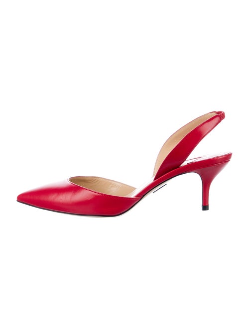 Paul Andrew Leather Slingback Pumps