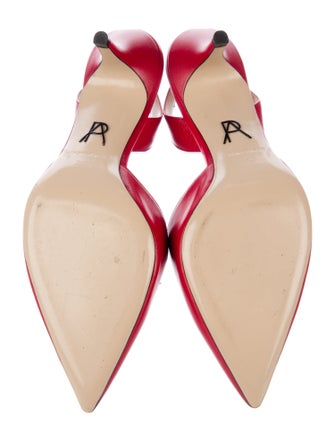 Paul Andrew Leather Slingback Pumps