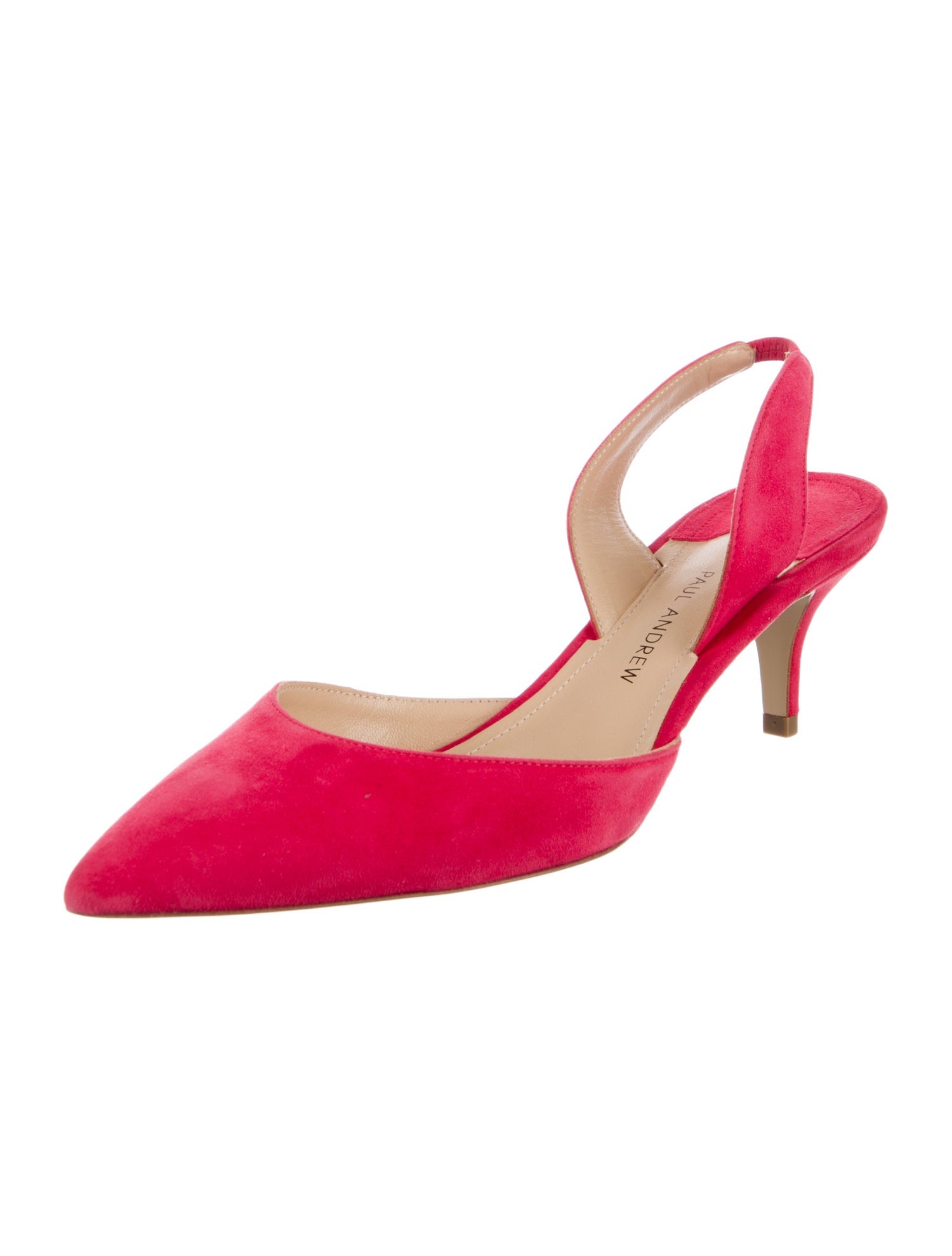 Paul Andrew Suede Slingback Pumps