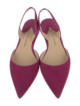 Paul Andrew Suede Slingback Flats