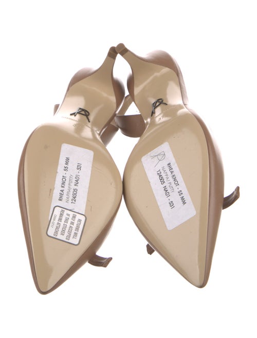 Paul Andrew Leather Slingback Pumps