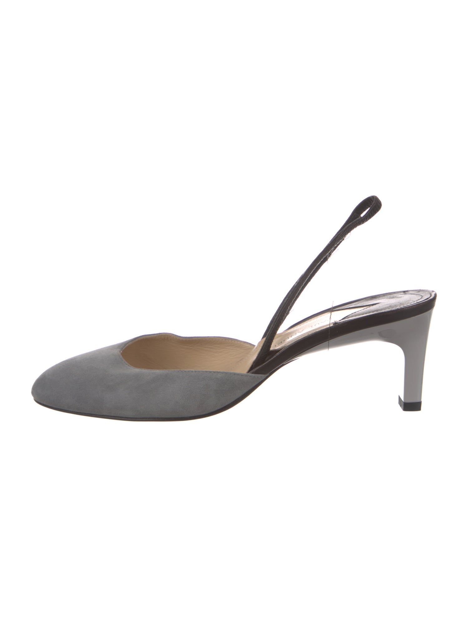 Paul Andrew Suede Slingback Pumps