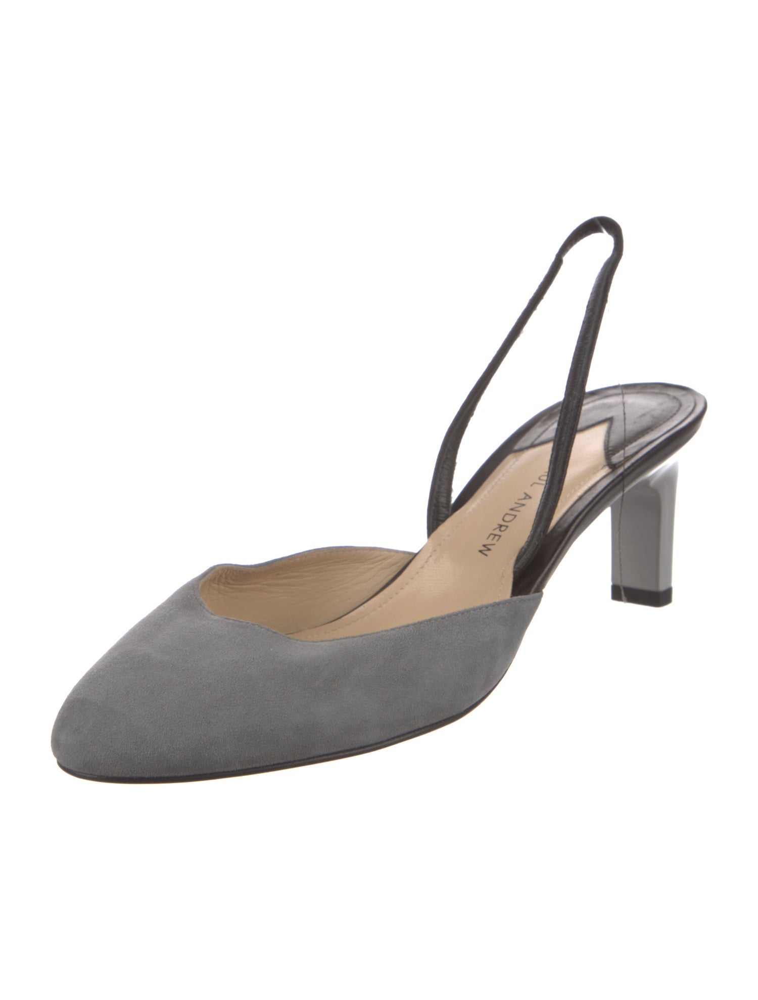 Paul Andrew Suede Slingback Pumps