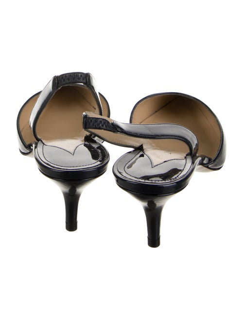 Paul Andrew Patent Leather Slingback Pumps