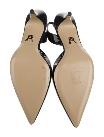 Paul Andrew Patent Leather Slingback Pumps