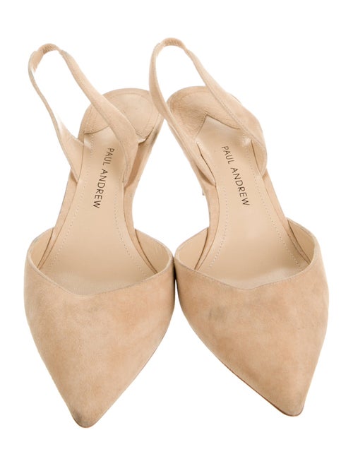 Paul Andrew Suede Slingback Pumps