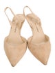 Paul Andrew Suede Slingback Pumps