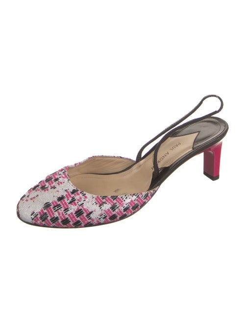 Paul Andrew Printed Slingback Pumps