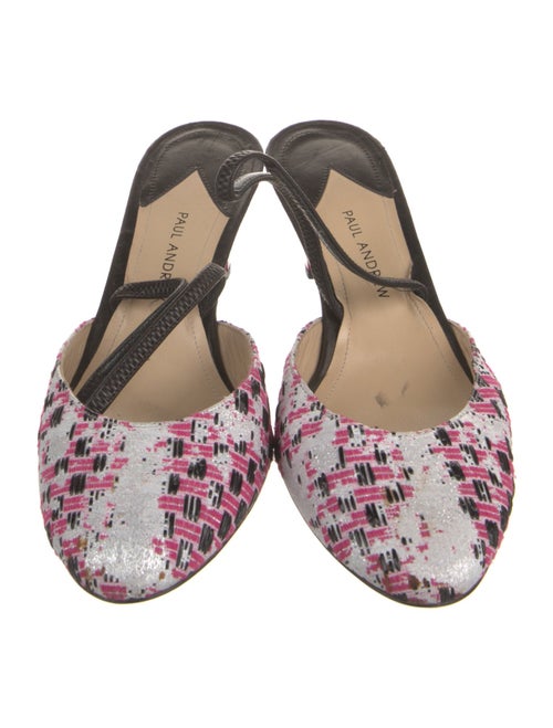Paul Andrew Printed Slingback Pumps