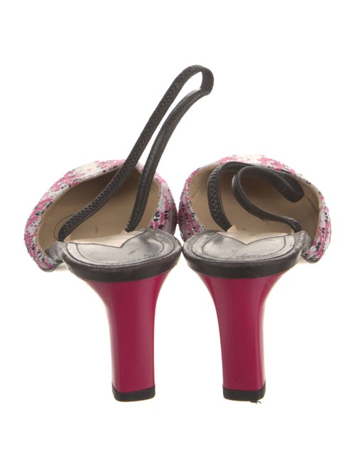 Paul Andrew Printed Slingback Pumps