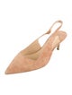 Paul Andrew Suede Slingback Pumps