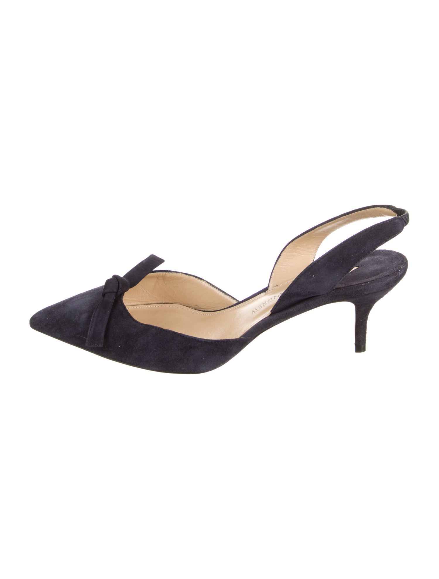 Paul Andrew Suede Slingback Pumps