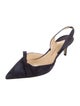 Paul Andrew Suede Slingback Pumps