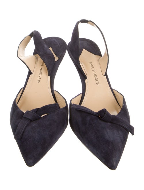 Paul Andrew Suede Slingback Pumps