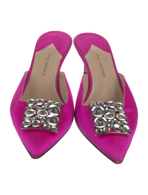 Paul Andrew Satin Mules