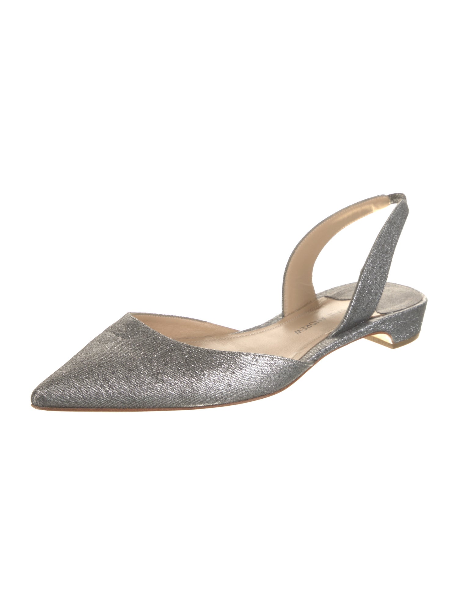 Paul Andrew Glitter Slingback Flats