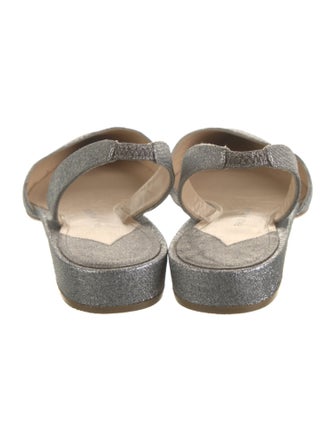Paul Andrew Glitter Slingback Flats